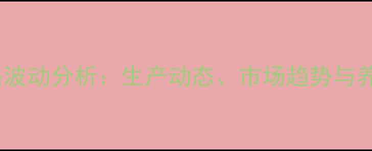 图片 上海猪饲料价格波动分析：生产动态、市场趋势与养殖户应对策略1