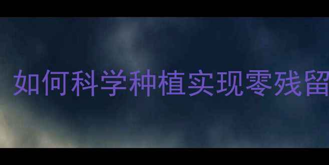 图片 农药使用全攻略：如何科学种植实现零残留？最新安全指南1