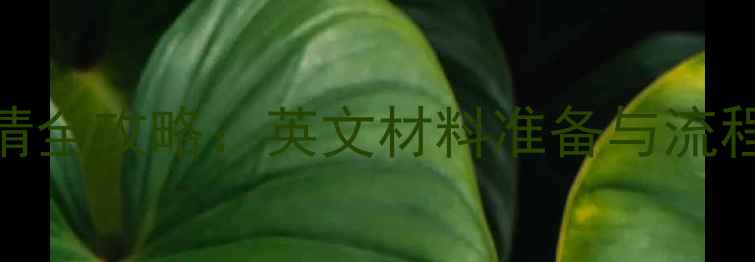 图片 农药登记申请全攻略：英文材料准备与流程（附模板）