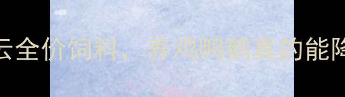 图片 山东养殖户都在用的百宜云全价饲料，养鸡鸭鹅真的能降本增效？实测报告来了！