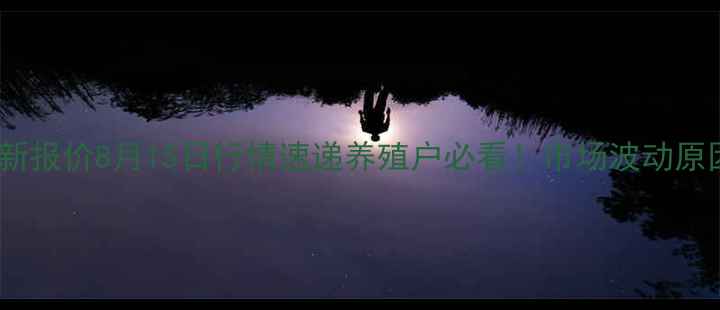 图片 山东肥猪价格最新报价8月15日行情速递养殖户必看！市场波动原因+未来趋势分析