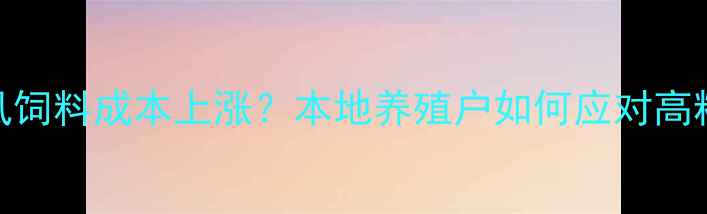 图片 广东塘虱饲料成本上涨？本地养殖户如何应对高粮价挑战