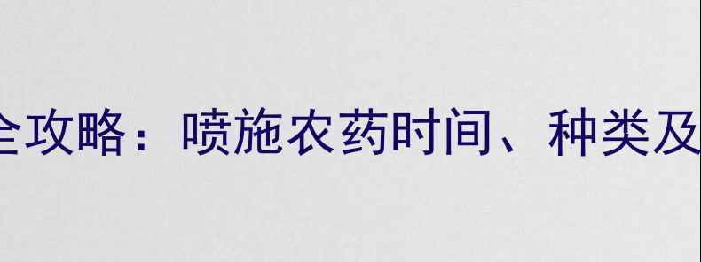 图片 枇杷保花保果全攻略：喷施农药时间、种类及科学管理技术1