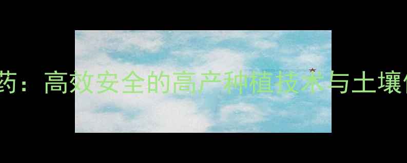 图片 根之素农药：高效安全的高产种植技术与土壤修复指南1