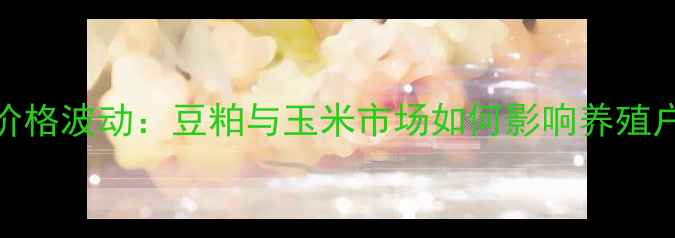图片 猪饲料价格波动：豆粕与玉米市场如何影响养殖户效益？