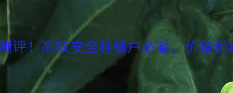图片 福安除草剂最新测评！高效安全种植户必看，价格优惠活动进行中！1