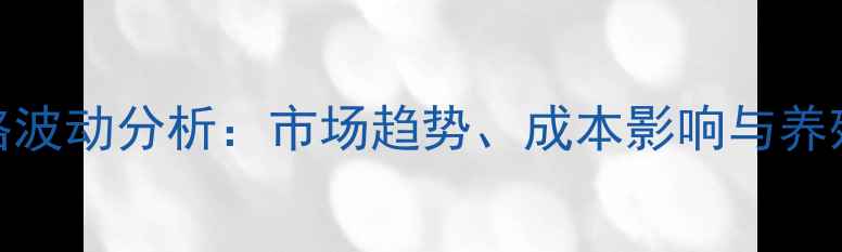 图片 肉食鸡雏价格波动分析：市场趋势、成本影响与养殖户应对策略
