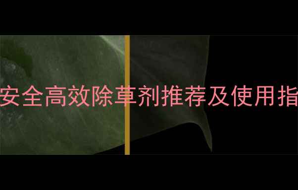 图片 蘑芋种植新突破！安全高效除草剂推荐及使用指南（附最新技术）