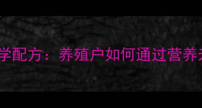 图片 蛋鸡功能性饲料科学配方：养殖户如何通过营养升级实现效益倍增1