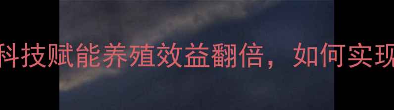 图片 阳江正大饲料：农业科技赋能养殖效益翻倍，如何实现规模化养殖新突破？