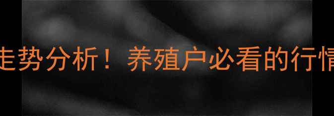 图片 🌟洛阳最新毛猪价格走势分析！养殖户必看的行情参考（附今日报价）
