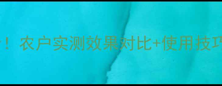 图片 🌟金龙宝农药种植技术全！农户实测效果对比+使用技巧，助你增产增收指南🌾1