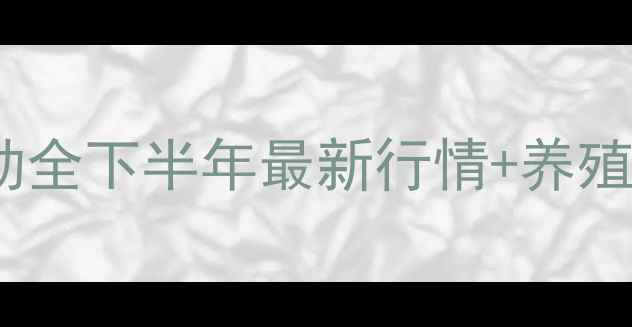 图片 📊生猪价格波动全下半年最新行情+养殖户应对指南🔥1