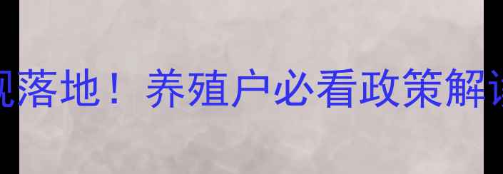 图片 📌生物饲料新规落地！养殖户必看政策解读与合规指南🌾