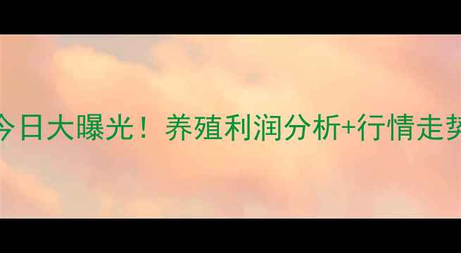 图片 🔥山东淘汰鸡价格今日大曝光！养殖利润分析+行情走势图（附最新报价）