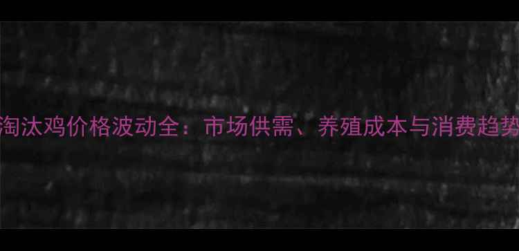 图片 10月湖北淘汰鸡价格波动全：市场供需、养殖成本与消费趋势深度解读