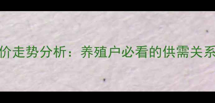 图片 12月最新鸡价走势分析：养殖户必看的供需关系与市场预测