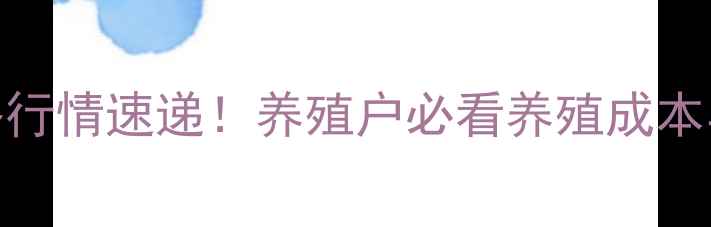 图片 8月全国苗鸡价格行情速递！养殖户必看养殖成本与市场趋势分析2