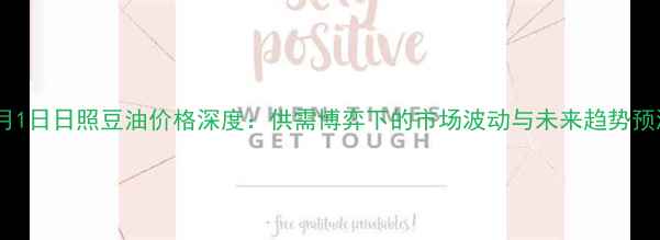 图片 9月1日日照豆油价格深度：供需博弈下的市场波动与未来趋势预测