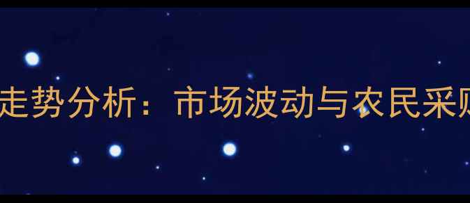 图片 三唑磷价格走势分析：市场波动与农民采购策略指南1