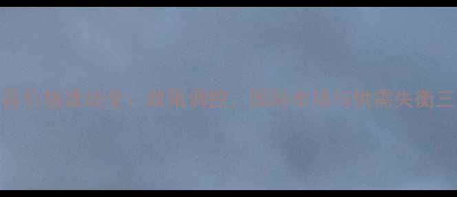 图片 中国稻谷价格波动全：政策调控、国际市场与供需失衡三重影响