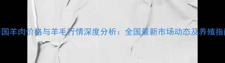 图片 中国羊肉价格与羊毛行情深度分析：全国最新市场动态及养殖指南