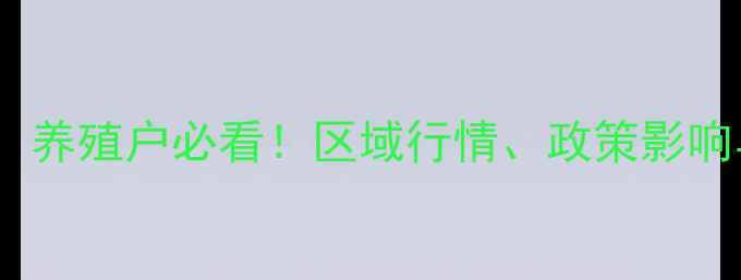 图片 中国马匹价格波动全：养殖户必看！区域行情、政策影响与行业趋势深度报告2