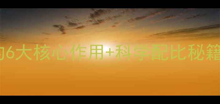 图片 养殖户必看！猪饲料的6大核心作用+科学配比秘籍（附成本控制攻略）1