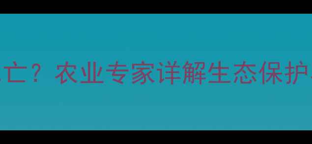 图片 农药使用不当致燕子死亡？农业专家详解生态保护与病虫害防治平衡之道