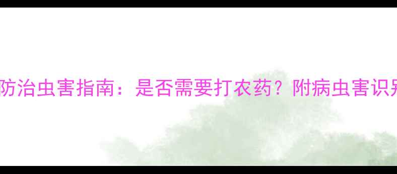 图片 南瓜种植必看！科学防治虫害指南：是否需要打农药？附病虫害识别与有机管理全攻略2