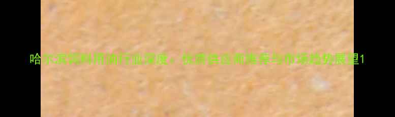 图片 哈尔滨饲料用油行业深度：优质供应商推荐与市场趋势展望1