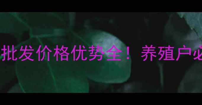 图片 天津发酵饲料批发价格优势全！养殖户必看采购指南2