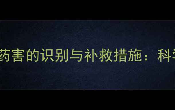 图片 小麦中后期除草剂药害的识别与补救措施：科学应对关键期病害2