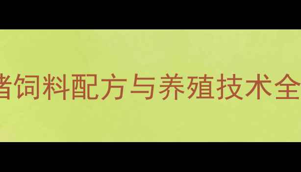 图片 山东养殖户必看！最新猪饲料配方与养殖技术全攻略（附免费资料包）2