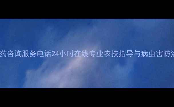 图片 山东农药咨询服务电话24小时在线专业农技指导与病虫害防治方案2