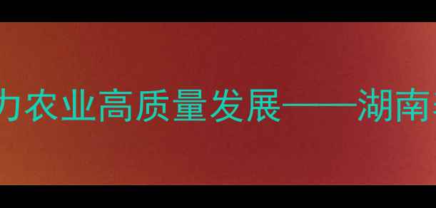 图片 常德饲料公司动态：创新技术助力农业高质量发展——湖南养殖户首选的绿色饲料解决方案1