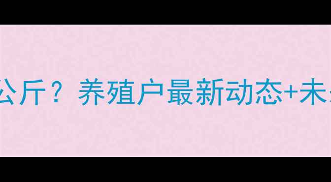 图片 广东猪肉价格今日多少钱一公斤？养殖户最新动态+未来走势分析（附实时数据）1