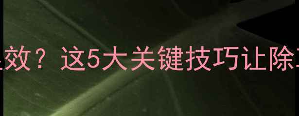 图片 无人机喷洒麦田除草剂3天显效？这5大关键技巧让除草效率翻倍（附真实案例）1