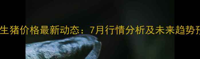 图片 昆明生猪价格最新动态：7月行情分析及未来趋势预测2