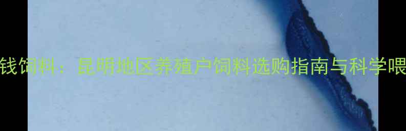 图片 昆明金钱饲料：昆明地区养殖户饲料选购指南与科学喂养方案