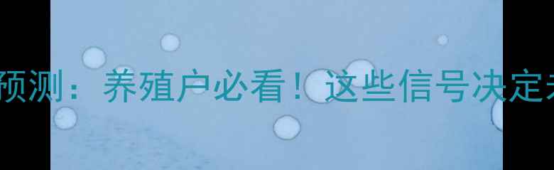 图片 毛鸭价格预测：养殖户必看！这些信号决定未来走势2