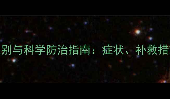 图片 水稻杀虫剂药害识别与科学防治指南：症状、补救措施及全年管理方案