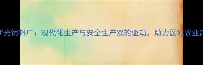 图片 河北邢台新光饲料厂：现代化生产与安全生产双轮驱动，助力区域农业高质量发展