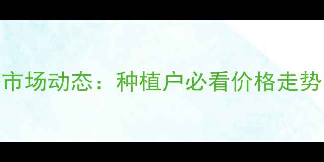 图片 河南小麦价格市场动态：种植户必看价格走势与政策扶持全