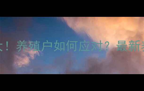 图片 河南猪肉价格波动大！养殖户如何应对？最新养殖+消费数据全🔥2