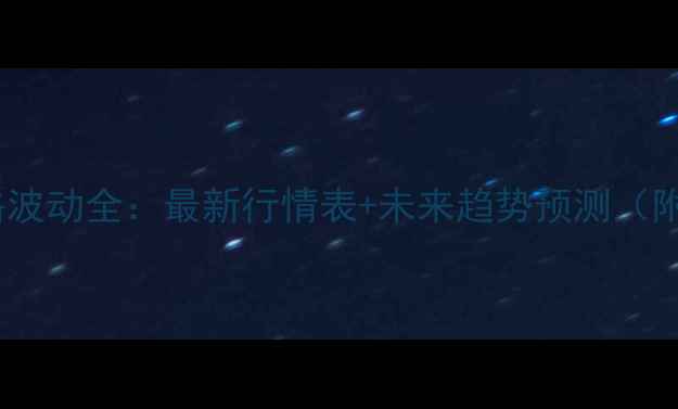 图片 河南菜粕价格波动全：最新行情表+未来趋势预测（附深度分析）2