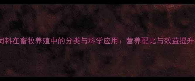 图片 油脂饲料在畜牧养殖中的分类与科学应用：营养配比与效益提升指南1