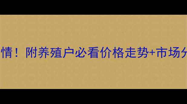 图片 泰兴猪价今日最新行情！附养殖户必看价格走势+市场分析（附数据图表）1