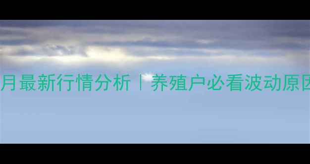 图片 济南市生猪价格9月最新行情分析｜养殖户必看波动原因+未来趋势解读2