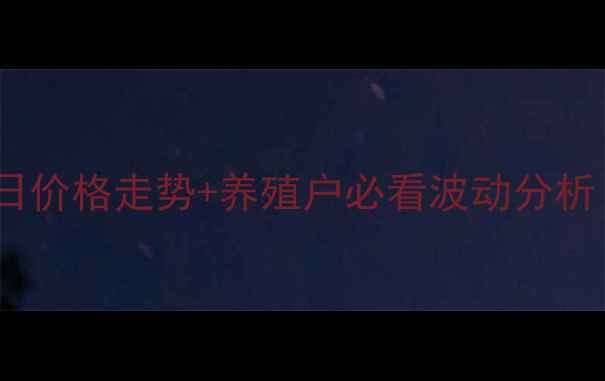 图片 湖南三元猪最新行情今日价格走势+养殖户必看波动分析（附养殖成本计算表）1